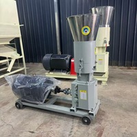 Nouvelle machine à granulés de maïs rotative modèle 400, ligne de production de 2 tonnes/heure pour le bétail, les moutons et les poulets