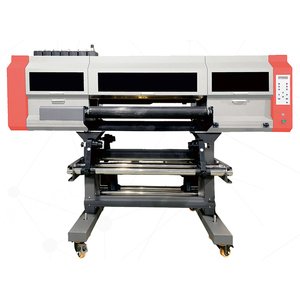 Imprimante UV DTF avec laminateur, encre pigmentée entièrement automatique, film en rouleau AB de 750 mm pour convoyeur à bande maillée et impression par transfert thermique - Product Image 1