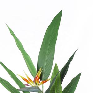 شجرة النخيل الاصطناعية الطيور محاكاة الجنة النباتات بوعاء شبه الأشجار للداخلية في الهواء الطلق - Product Image 4