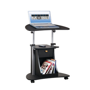 Có thể điều chỉnh bằng gỗ và kim loại máy tính xách tay bàn với tủ di chuyển bàn cạnh giường ngủ cho các trường học và phòng ngủ cho căn hộ nhỏ - Product Image 2