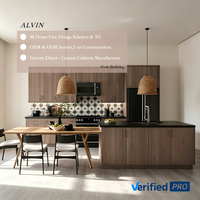 Fabricant d'armoires de cuisine modernes en bois massif, armoires sur mesure pour projet de rénovation de cuisine complète, vente en gros