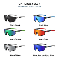 Nouveau gros UV400 coloré hommes lunettes de soleil en plein air conception cyclisme pêche lunettes de soleil de sport polarisées