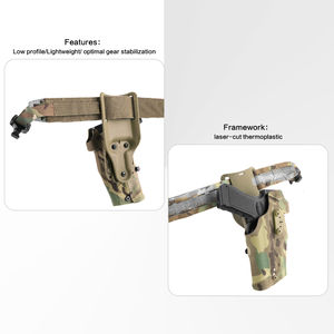 <span class=keywords><strong>Ceinture</strong></span> tactique KRYDEX <span class=keywords><strong>deux</strong></span>-en-un Mrco 1,7 pouces à boucle métallique à dégagement rapide, <span class=keywords><strong>ceinture</strong></span> en nylon avec <span class=keywords><strong>ceinture</strong></span> intérieure - Product Image 2