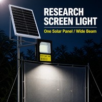Lámpara de Seguridad Exterior Solar con Control Remoto a Prueba de Agua IP65 CRANE para Estaciones de Almacenamiento Comerciales