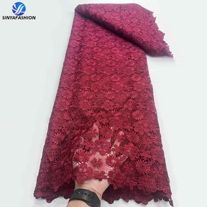 Lusso all'ingrosso tessuto di pizzo ricamato Guipure tessuto africano Guipure <span class=keywords><strong>vestiti</strong></span> Casual tessuto <span class=keywords><strong>da</strong></span> <span class=keywords><strong>sposa</strong></span> in pizzo - Product Image 4