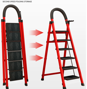 Hộ gia đình Thang gấp đa chức năng mở rộng và dày trong nhà bước thang bốn bước năm bước cầu thang nhỏ xách tay - Product Image 4