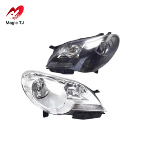 Conjunto de faros LED originales de alta calidad para Volkswagen <span class=keywords><strong>Bora</strong></span> 2009-2012 modelos <span class=keywords><strong>blanco</strong></span> negro inferior 6000K Color haz Alto y Bajo - Product Image 1