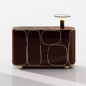 Mobili per Stoviglie in Legno Massello Moderni, Lussuosi ed Eleganti, Armadietti di Alta Gamma per Sala da Pranzo e <span class=keywords><strong>Soggiorno</strong></span> - Product Image 2