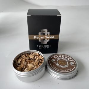 علب مستديرة من رقائق تدخين الخشب الطبيعي الطازج الجاف وقود دخان الكوكتيل صندوق هدايا نشارة الوقود من خشب البلوط والجوز - Product Image 3