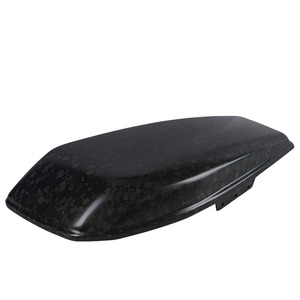 Couvercle supérieur de boîte latérale de moto, modèle audio en fibre de carbone forgé mat pour <span class=keywords><strong>Harley</strong></span> Touring CVO Street Glide 2023-2025 - Product Image 2
