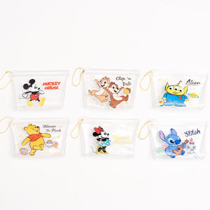 Bolso de cosméticos Kawaii de alta calidad con cremallera, venta al por mayor, monederos trapezoidales transparentes, monedero de moda - Product Image 6