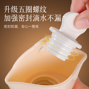 Long <strong>Water</strong> Filled <strong>Hot</strong> <strong>Water</strong> <strong>Bottle</strong> 15.5cm X 34cm Anti Explosion <strong>For</strong> <strong>Cervical</strong> Lumbar Heat Therapy - Product Image 1