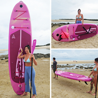 En stock planches de sup gonflables planches à pagaie planche à pagaie debout jeu d'eau surf accessoires standard Isup