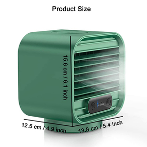Enfriador de <span class=keywords><strong>aire</strong></span> eléctrico, ventilador de mesa, <span class=keywords><strong>aire</strong></span> <span class=keywords><strong>acondicionado</strong></span> portátil para el hogar con rociador de niebla de agua - Product Image 2