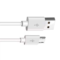 Câble de données intelligent USB vers Micro 2A, câble de charge USB, câble de données, câble de charge pour téléphone portable
