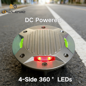 Balise LED filaire en aluminium à visibilité 360° avec avertissement routier pour les intersections, les rond-de-cinture et les îlots de circulation, indice de protection IP68 - Product Image 1