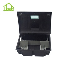 Boîte de station d'appât pour rats à extermination humaine, piège à souris, plastique solide et robuste, réutilisable, écologique, station d'appât pour rongeurs pour la maison et le jardin