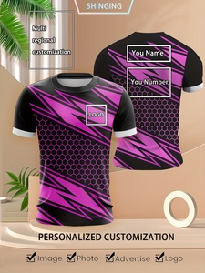 Maglie Sportive Personalizzate MARKAKRALI in Poliestere 100% Traspirante <span class=keywords><strong>con</strong></span> Nome della Squadra e Logo, T-shirt da Allenamento Traspirante - Product Image 1