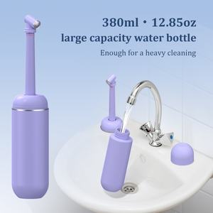 Bidé Portátil Personalizable para el Cuidado de la Higiene Personal en el Hogar, Limpiador Vaginal de PVC, Botella de Ducha de 380 ml, Certificado CE - Product Image 5