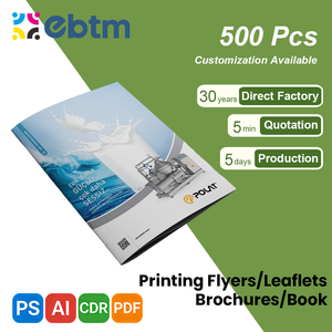 Folletos Personalizados OEM <span class=keywords><strong>de</strong></span> Fábrica Directa, Papel Recubierto, Encuadernación Perfecta, Diseño Gratuito, Logotipo Personalizado para Marketing y <span class=keywords><strong>Publicidad</strong></span> - Product Image 3