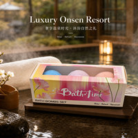 Bombe de bain de luxe aux sels de bain, OEM, pour les commodités de bain des complexes hôteliers de luxe en bord de mer