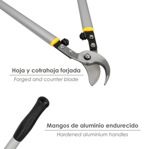 Forbici da Potatura Professionali a Due Mani, Forgiate e in Alluminio, 75 cm. - Product Image 3