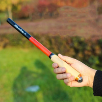 Canne à pêche télescopique DORISEA 29,9 cm en fibre de carbone ultra-légère avec poignée en liège pour la pêche au bar et à la carpe en rivière, 60 g