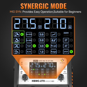 Máquina de Soldadura Láser Combinada HITBOX 6 en 1 200A HBMC270, Cortadora de <span class=keywords><strong>Plasma</strong></span> para Aluminio, Soldadora <span class=keywords><strong>MIG</strong></span> Co2, Cortadora de <span class=keywords><strong>Plasma</strong></span> a Gas <span class=keywords><strong>TIG</strong></span> <span class=keywords><strong>MMA</strong></span> - Product Image 2