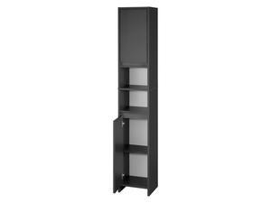 Modern Anthracite Grey <strong>Free</strong> <strong>Standing</strong> MDF Wood <strong>Tall</strong> <strong>Bathroom</strong> <strong>Cabinet</strong> with Doors OEM Design From Factory Source - Product Image 6