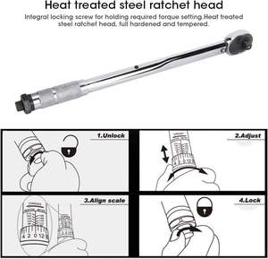 Crownrich Auto Car Repair Mechanical Tools <b>Set</b> Nm Drive Click <b>Torque</b> Wrench Metric Measurement System - Product Image 4