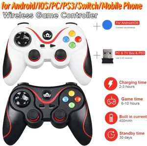 Control de Juego Inalámbrico V8 2.4G, Joystick con Doble Vibración para Android/iOS/PC/PS5/Switch/Teléfono Móvil - Product Image 6