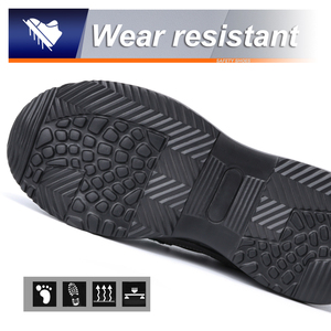 JIANKUN - Zapatos <span class=keywords><strong>de</strong></span> Trabajo <span class=keywords><strong>de</strong></span> Gamuza para Hombre, Estilo Moderno, Transpirables, con Malla, Antideslizantes, Antiaplastamiento, Antipinchazos, con Suela <span class=keywords><strong>de</strong></span> EVA+Goma - Product Image 6