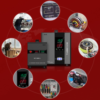 Affichage LCD numérique automatique 1000W-3000W stabilisateur de tension de contrôle de relais avec fonction de retard régulateur monophasé 220V SVC