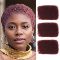 Extensions de cheveux humains pour tresses au crochet QVR Afro Kinky Curly, extensions en vrac pour tresses, extensions de cheveux humains pour les personnes noires