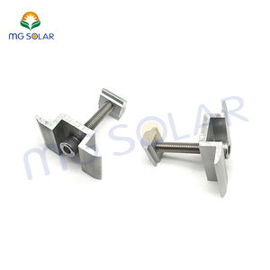 Pince centrale fixe en aluminium pour panneau solaire, serre-joint, alimentation d'usine, vente en gros - Product Image 2