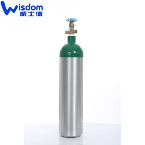 Cylindre d'oxygène médical portable MD 2,75 L en aluminium 425L avec valve CGA540, régulateur à index <span class=keywords><strong>de</strong></span> broche, humidificateur, <span class=keywords><strong>sac</strong></span> <span class=keywords><strong>de</strong></span> transport et chariot - Product Image 6