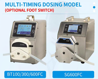 Pompe péristaltique numérique en acier inoxydable avec affichage LED, vitesse variable, dosage quantitatif de liquide, fabriquée en Chine, pour laboratoire, à température constante