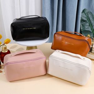 Ins Viral Handbag Organizer, Accordion Pillow <b>Cosmetic</b> <b>Bag</b>, <b>Large</b> Capacity Travel Toiletry Storage <b>Bag</b> - Product Image 1