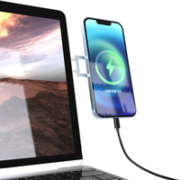 Support magnétique pour téléphone portable avec logo personnalisé OEM ODM, support magnétique détachable pour téléphone portable, support magnétique pour ordinateur portable avec bras extensible pour ordinateur portable