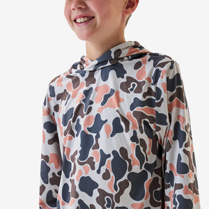 <span class=keywords><strong>เสื้อ</strong></span>ฮู้ด<span class=keywords><strong>ตก</strong></span><span class=keywords><strong>ปลา</strong></span>สำหรับเด็ก, <span class=keywords><strong>เสื้อ</strong></span>ป้องกันแสงแดดแขนยาวแห้งเร็วสำหรับเด็ก ลายพรางสำหรับกิจกรรมกลางแจ้ง UPF50+ - Product Image 2