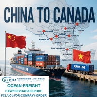 China nach Kanada Seefracht-Spedition EXW FOB DDP DAP FBA Versandagent Tür-zu-Tür per Seefracht mit LKW und Zollabfertigung