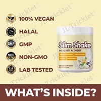 Julong Marque privée Adaptogènes Protéines végétaliennes Keto Friendly Substitut de repas Protéine Poudre Slim Shake