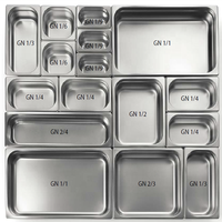 Conteneur GN en acier inoxydable conforme à la norme NSF, fournitures pour hôtels et restaurants, conteneur alimentaire, équipement de restauration et de service, bac GN