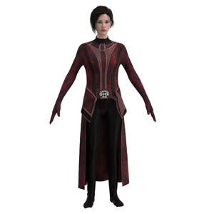 Disfraz de Bruja Scarlet Cosplay de <span class=keywords><strong>Wanda</strong></span> Vision, con Capa, Pantalones y Accesorios, Conjunto Completo para <span class=keywords><strong>Halloween</strong></span> - Product Image 4