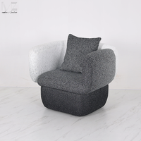 Fauteuil d'appoint italien moderne pour la maison Fauteuil d'appoint de luxe au design contemporain pour le salon