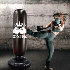 Индивидуальная боксерская грушка высокого качества, свободно стоящая надувная боксерская грушка для тренировок - Product Image 6