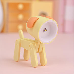 LED <b>Mini</b> Cute Pet Night Light for Kids' Room Bedside Bedroom Living Room Decor Perfect Student Gift Cartoon Folding <b>Table</b> Lamp - Product Image 3