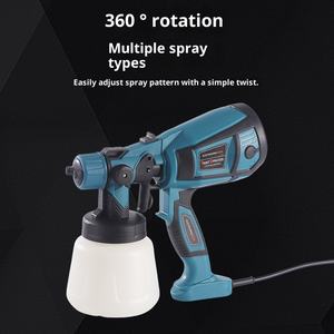 <span class=keywords><strong>Pistolet</strong></span> de pulvérisation électrique portatif 800W avec 2 buses en cuivre pour <span class=keywords><strong>peinture</strong></span>, sols, murs et voitures - Product Image 4