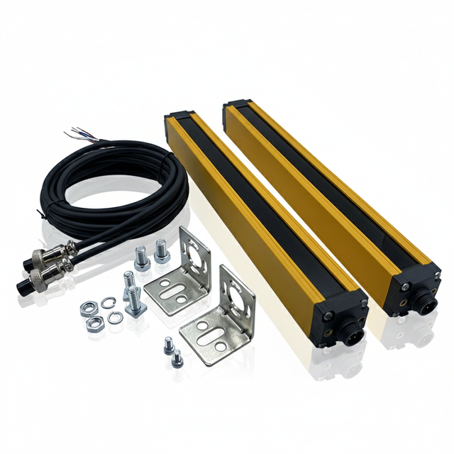 Hand protection Safety Beam Sensor 0.3-20M Sensing Distance for Machine Safety Hazardous Area Protection