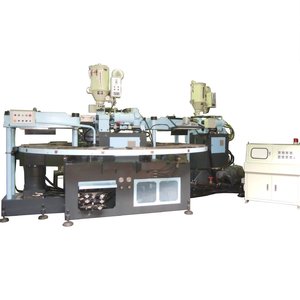 เครื่องฉีดพลาสติกแบบโรตารี่ 20 สถานี สำหรับผลิตรองเท้าสองสีอัตโนมัติ - Product Image 1